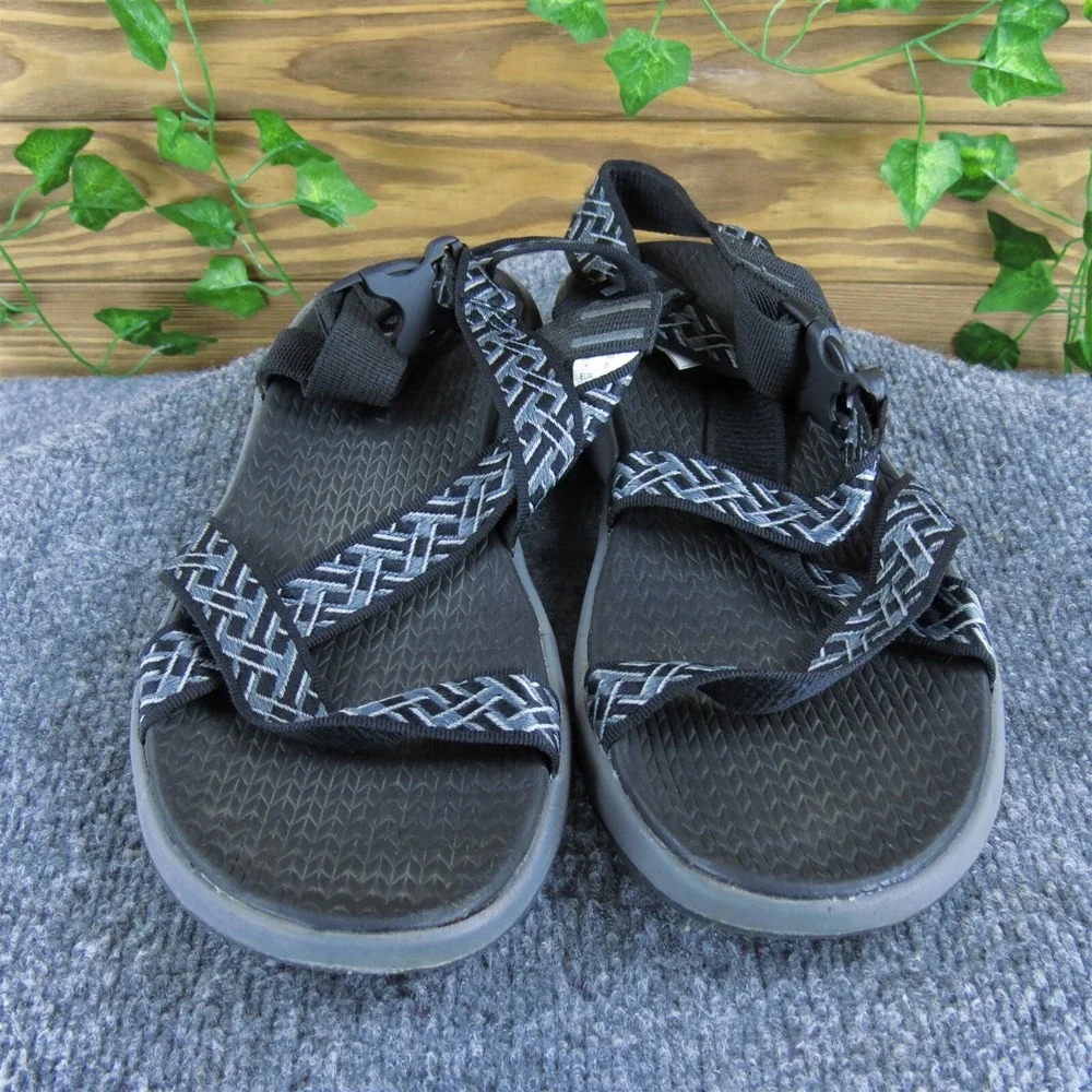 Skechers Men's  Strappy Black Synthetic Size‎ 10 Medium Gently Used 2025